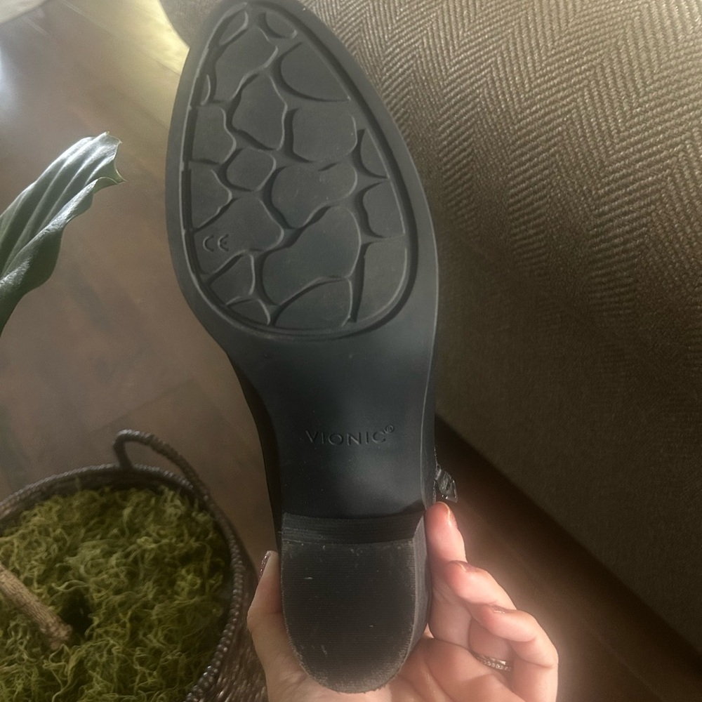 Vionic Black Leather Ankle Booties
Worn once. - Picture 8 of 15
